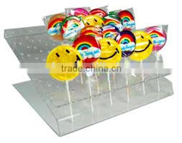 Child lollipop acrylic display stand
