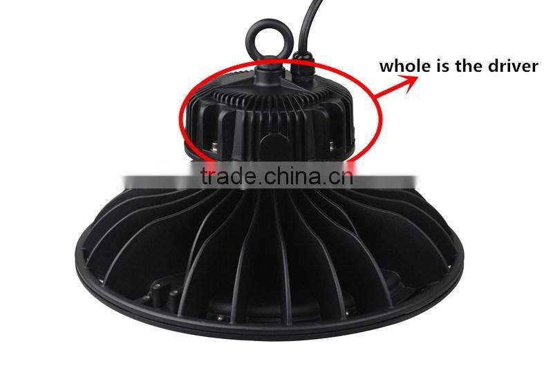 Magnesum alloy housing UL cUL list 150w UFO led high bay light with dimmable function for industrial lighting