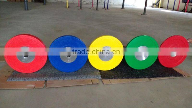 Crossfit 15kg yellow competition bumper plates