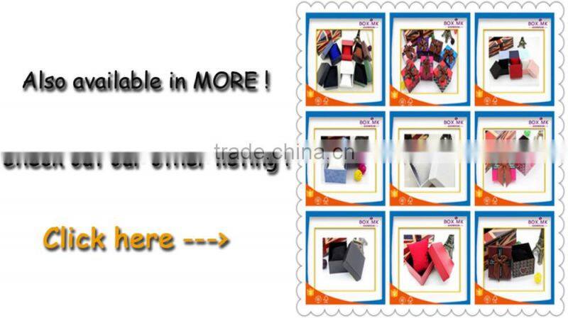 Special Design Top Grade Handmade Red Ribbon Watch Box Packaging