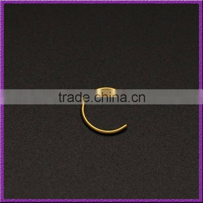 Unique 316L Best-selling Gold Plated Body Jewelry Nose Stud Piercing