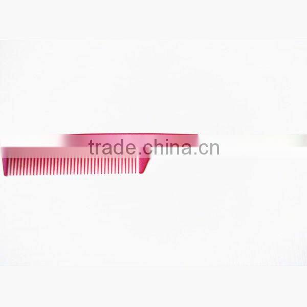 Plastic hot hair comb plastic pink tony and guy combs