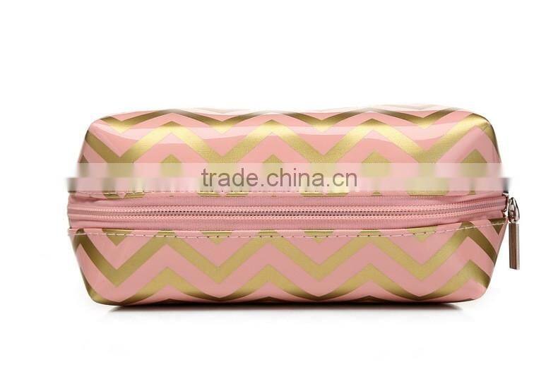 Europe Market Eco-Friendly Cosmetic Bag PVC Surface Material
