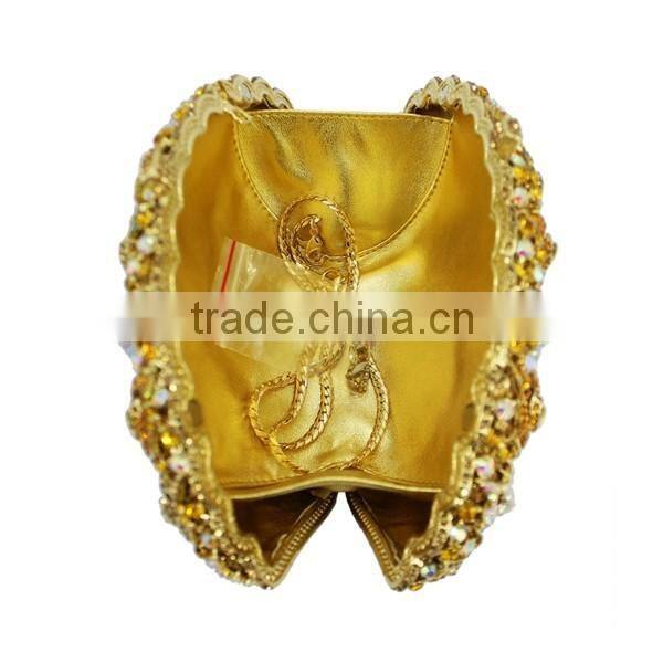 beautiful wholesale rhinestone handbag crystal stone party evening clutch bag (88138A-G)