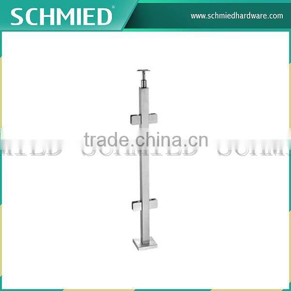 wenzhou factory steel balustrade stainless steel glass baluster post