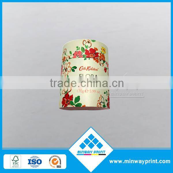 Plain white paper tube packaging costom design available