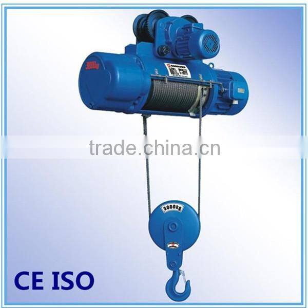 CD Single Speed Electric Wire Rope Pulling Hoist