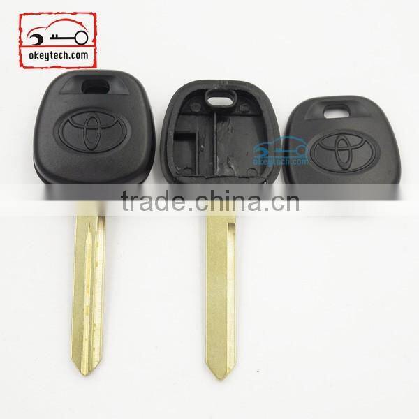 High Quatity Toyota transponder chip key shell with chip Car Key Toyota transponder chip romote key shell