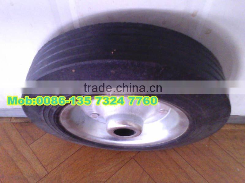 solid rubber wheel for wheelbarrow 8x2