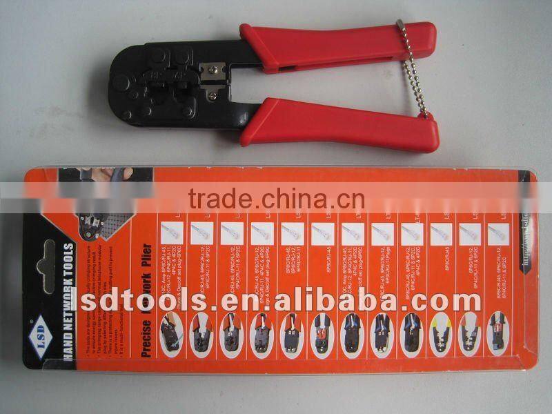Mini network pliers for rj11 rj12 rj45 6P8P,cabling tools type network crimper tools LS-568