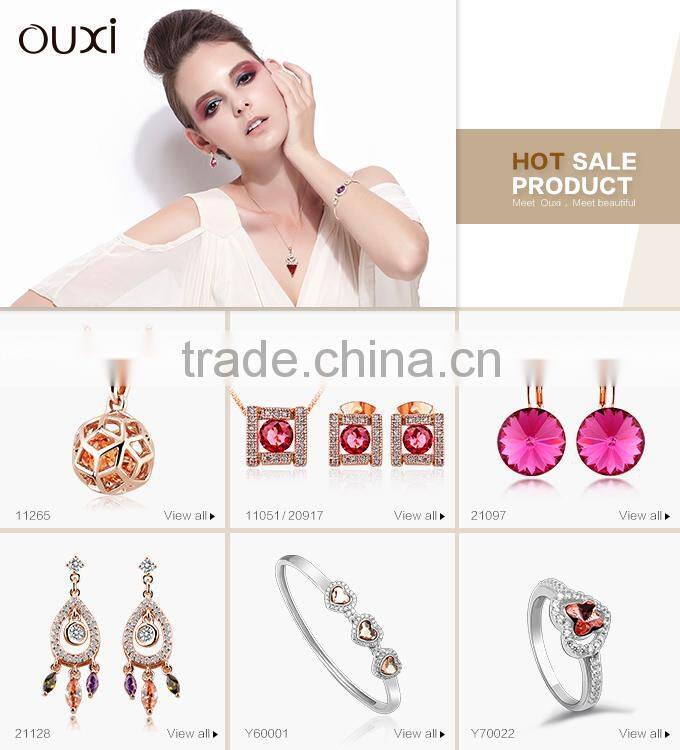 Fashion fish necklace chain with Austria Crystal