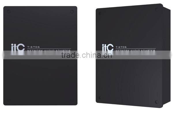 RJ 45 Input IP Audio System IP network audio amplifier with Dual-Channel