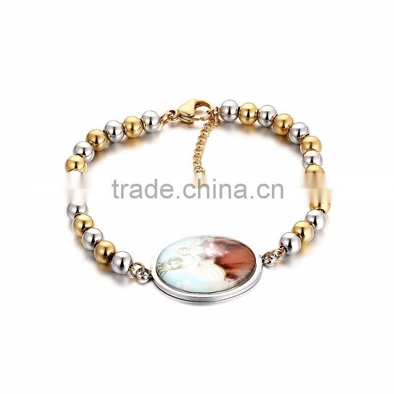 2016 Latest Design Cheap Stainless Steel Edforce Bracelet SSBL055WY