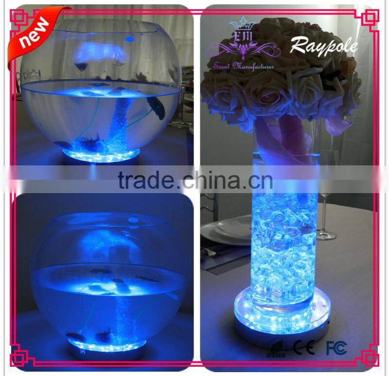 China wholesale RGB LED centerpiece light base/illuminator light base for event decoration