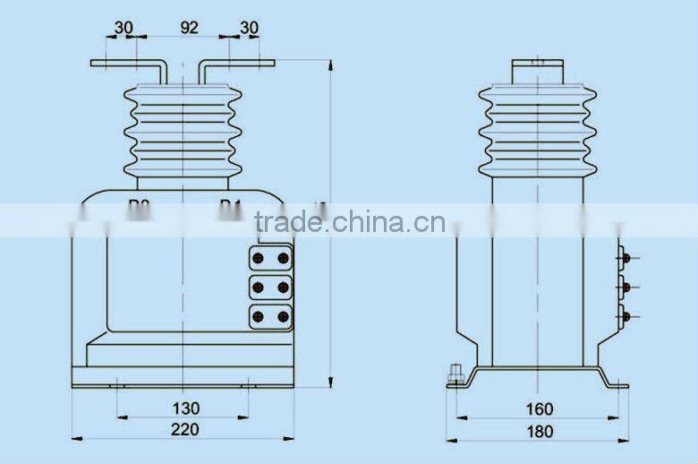 LQJ(C)-10 coiled type current transformer