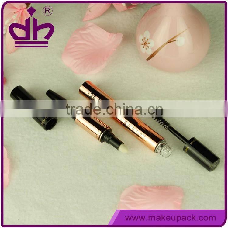 2016 newest empty mascara bottle with eyeshadow brush