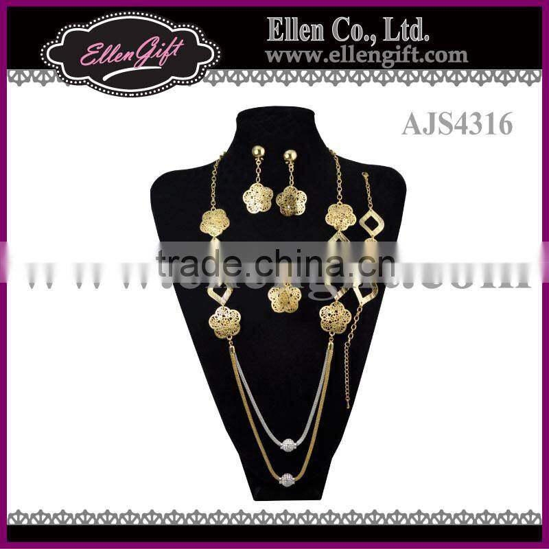Fashion Bridal Long Chain Jewelry Set AJS4316