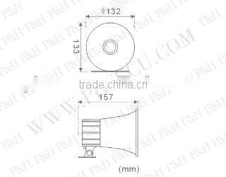Electronic siren 115db 12v motor siren