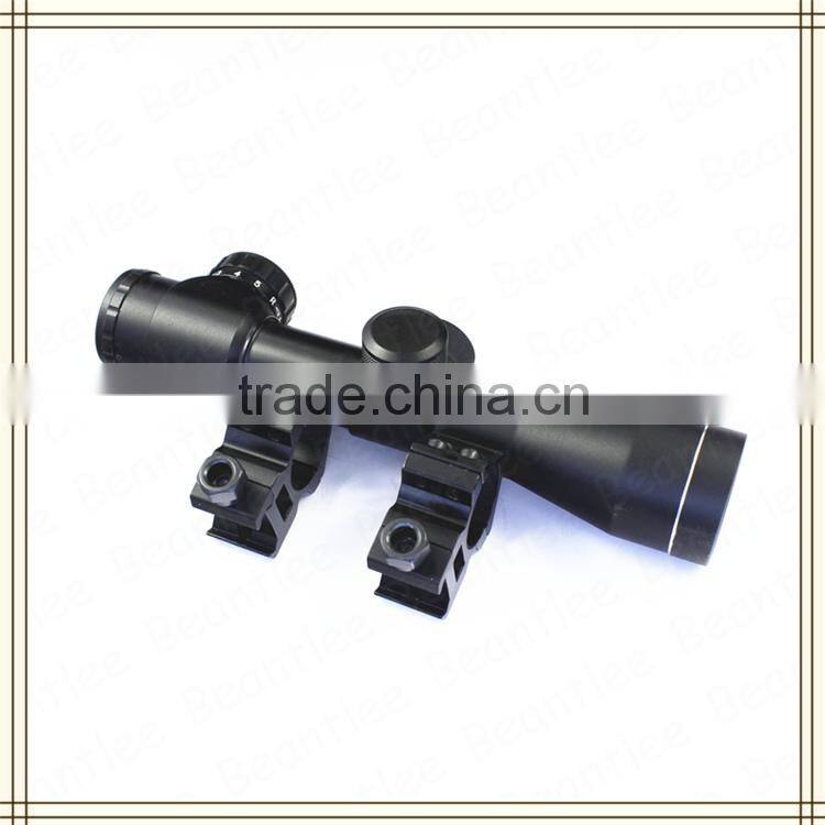 Cheap target rifle scope 4X32EG quick detach scope mount, high power gun hunting scope for sale
