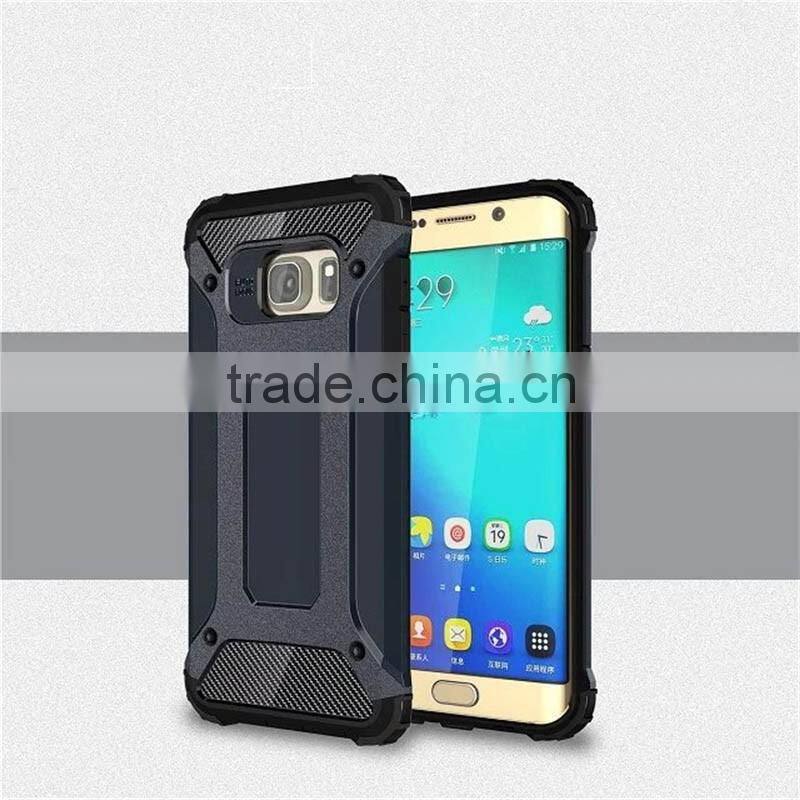 2016 Latest free sample For Samsung Galaxy S6 Edge Plus Armor Impact PC TPU phone Case ,mobile Phone Case
