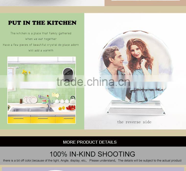 Blank sublimation crystal with coating ,crystal couvenir