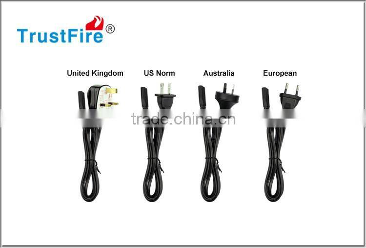 Trustfire original TR-006 two slots rechargeable 26650 battery charger with CE certificate