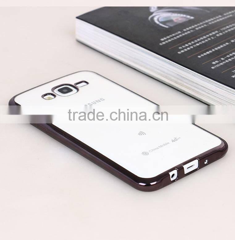 LZB New arrival Electroplating TPU Cover Case for Samsung galaxy j7