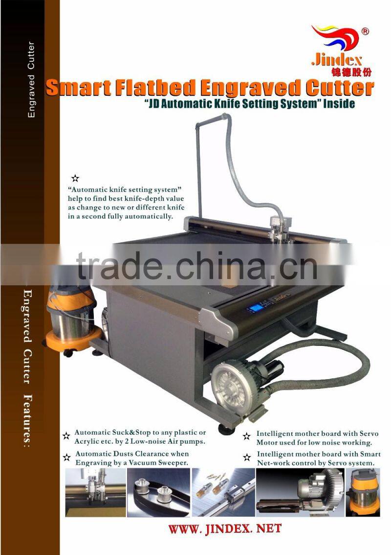Engraved PVC plastic pattern marker cutting machine