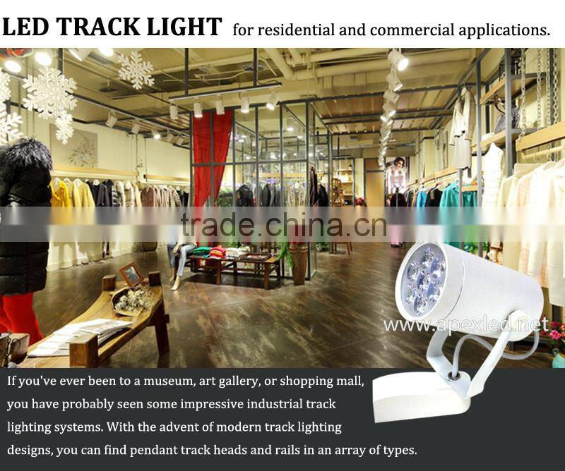 7w residential monorail led track lighting