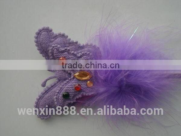 promotional butterfly shaped quill feather pen