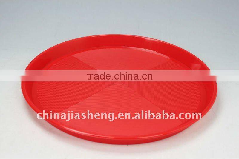 Plastic serving tray
