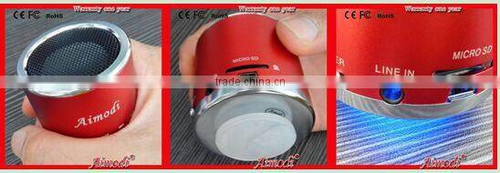 2015 portable mini speaker , powered speaker ,USB charge portatble speaker