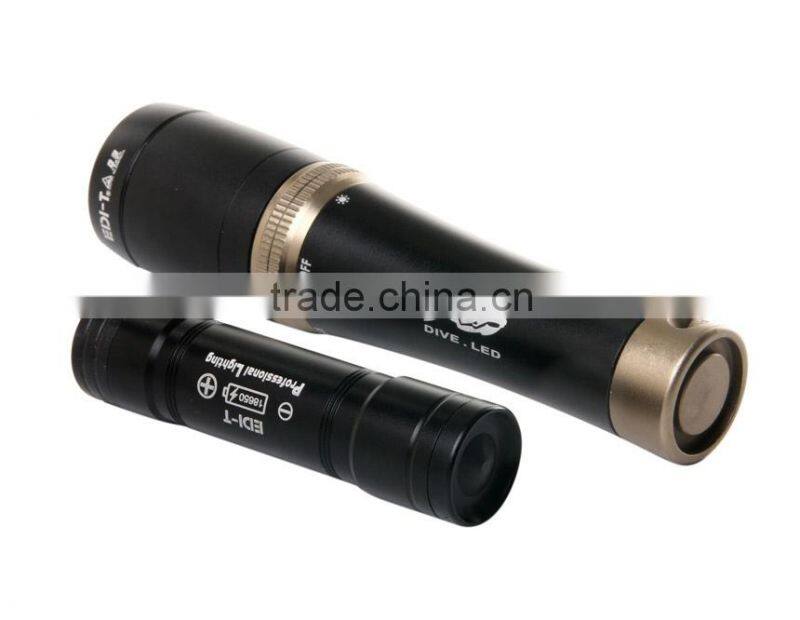 EDI-T D3 5-Mode Q5 LED 250 Lumen Diving Flashlight