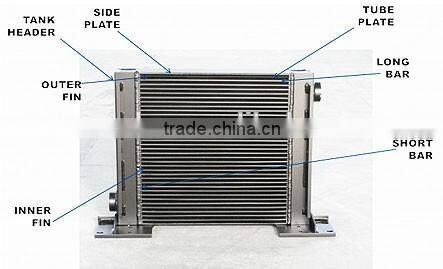OEM Custom aluminum Agriculture oil cooler