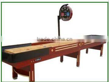 Shuffleboard table game machine