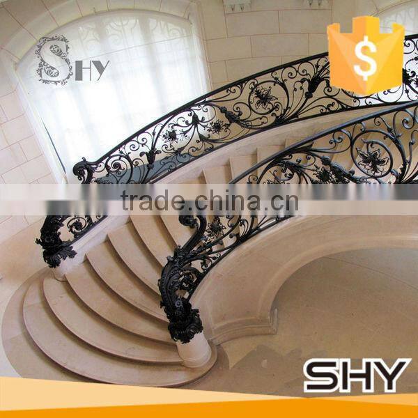 Balcony decoration wrought iron railings