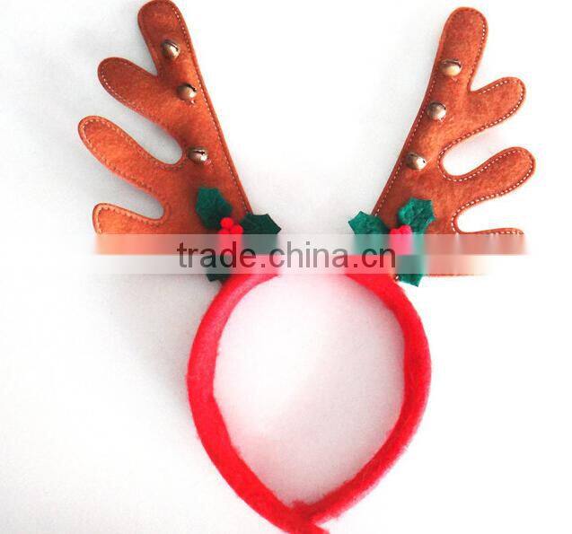 Wholesale christmas decoration, party necesaary items, christmas head hoop, reindeer head band for girl