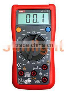 Handheld Digital Multimeter, AC/DC/Resistance/Temperature UT132C