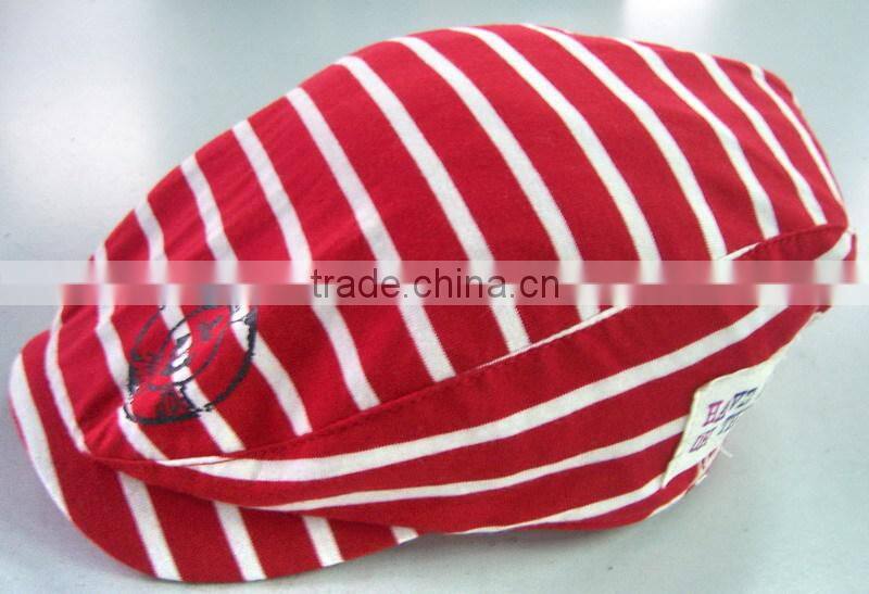 Women's Military Cadet Style Winter Cap in Plaid Checks