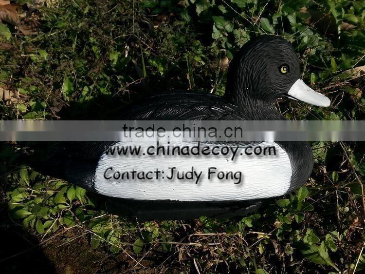 Plastic floating duck decoy for hunter hunting