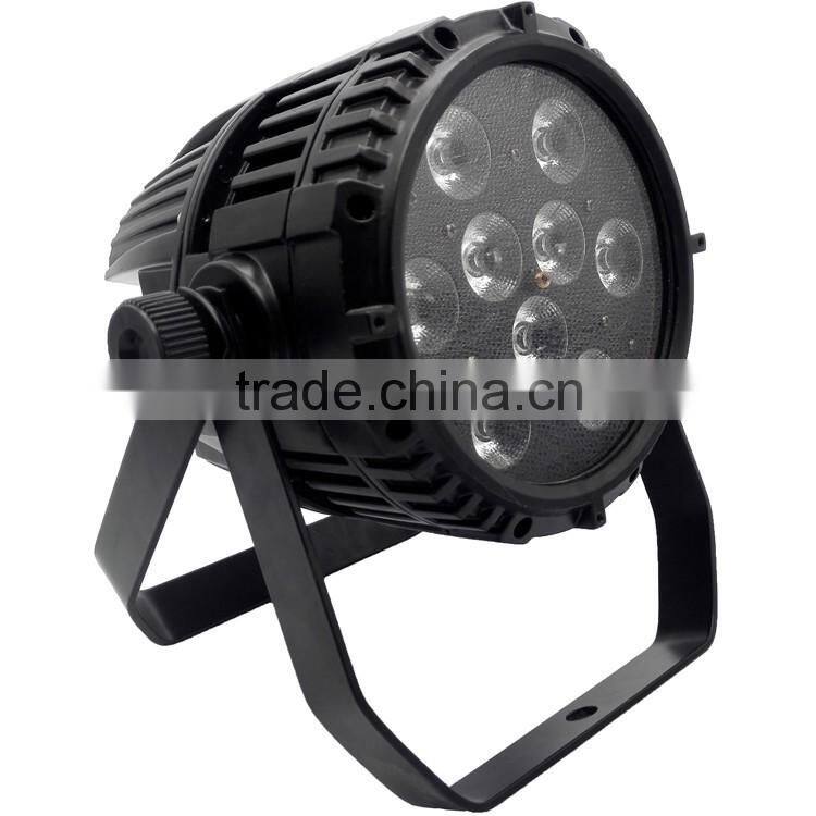 Wireless DMX Built-in 2.4G Transceiver Rechargeable Battery Powered Outdoor Waterproof 9pcs 10W RGBW 4IN1 LED Wash Par Light