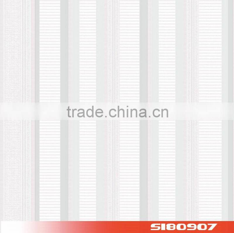 vertical and horizontal stripe eco pvc vinyl home wallpaper S180907