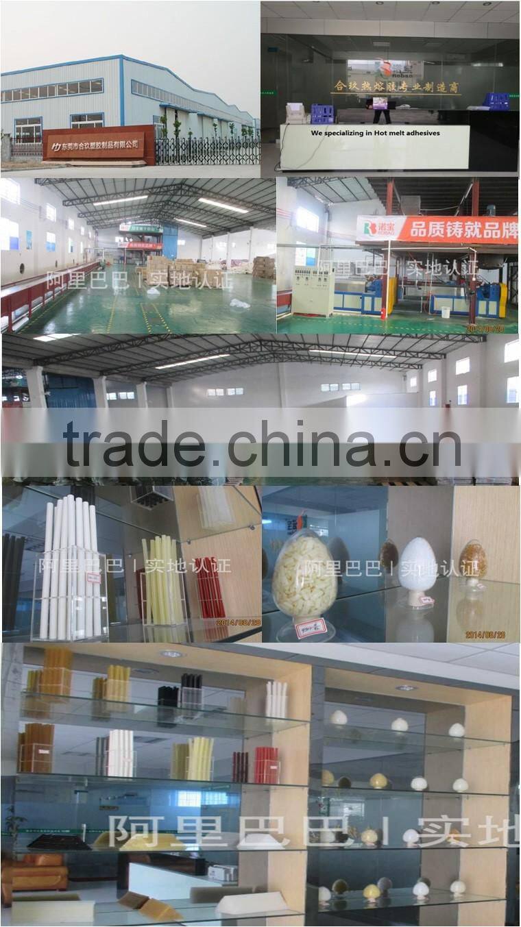China PO/EVA Amber yellow hotmelt adhesive glue stick for handicraft