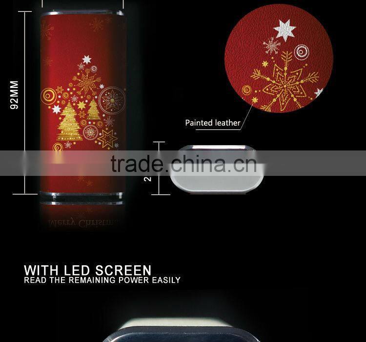 2015 new invention CE&FCC&ROHS&MSDS bright torch light power bank 5200 for businessman