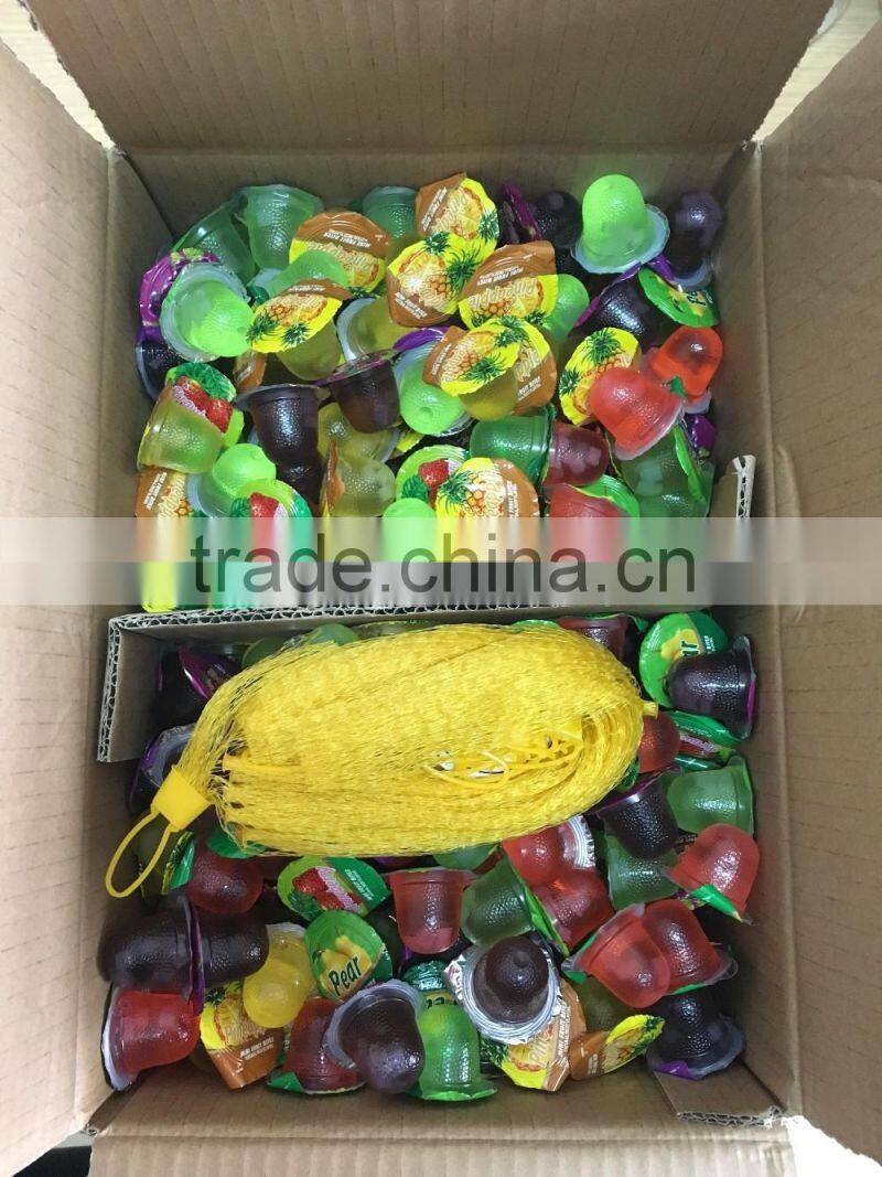 Bulk Packing Halal Healty Food Mini Mixed Fruit Jelly Cup