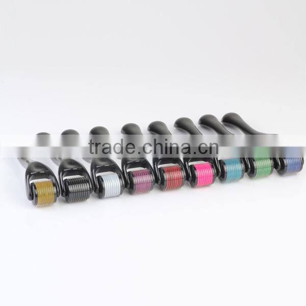 China derma roller manufacturer selling ce and rohs certificate derma roller with different color head