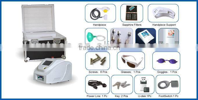HOT!!!! portable ipl laser hair removel machine for sale with CE