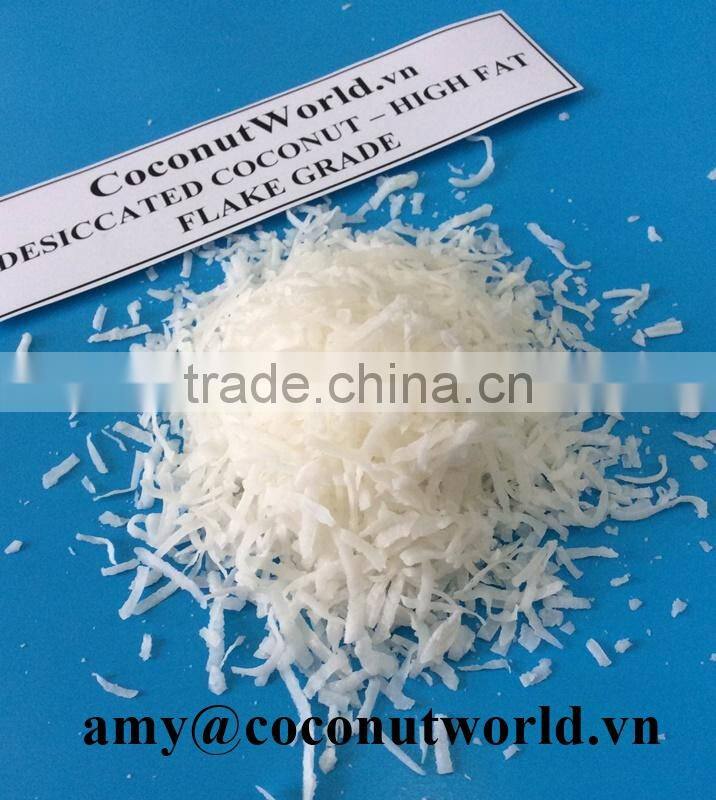 NEW CROP DESICCATED COCONUT- HIGH FAT AND LOW FAT