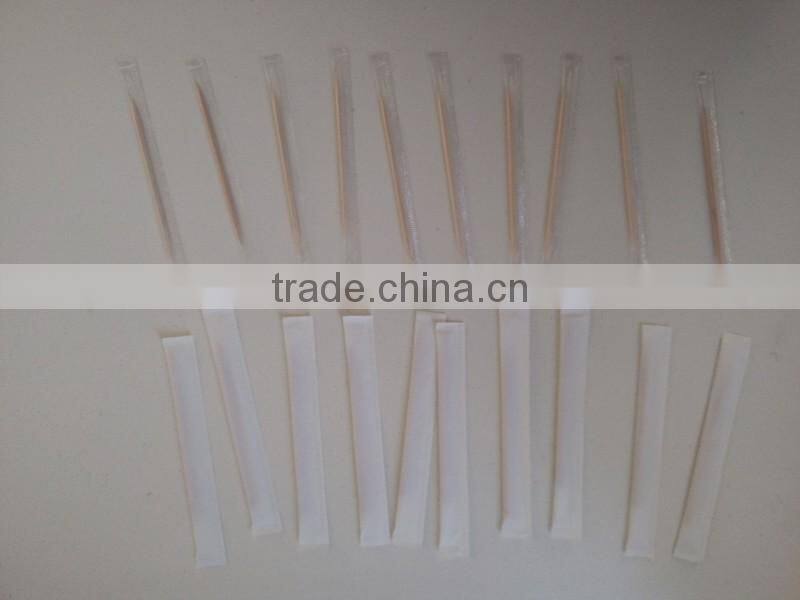 2.0*65mm Disposable Double Point Birch Wooden Toothpicks