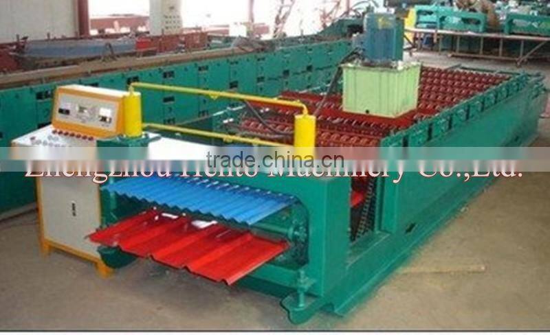 Cheap sandwich panel roofing tile making machine
